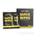 Limpos de sapatos descartáveis ​​Shoe Quick Wipes